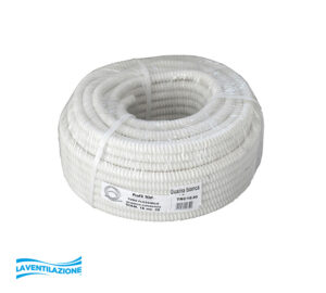 Tubo scarico condensa spiralato bianco 16